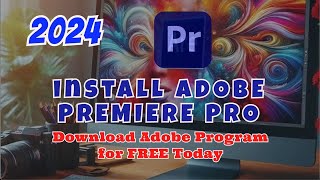 Descargar e Instalar Adobe Premiere 2024 español Fácil y Rápido FREE ¡Ultima Actualización [upl. by Nepsa406]