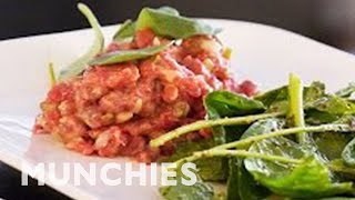 How To Make Steak Tartare with Julien Ponthieu [upl. by Gredel864]