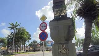 DRIVING SOME PART OF DOWNTOWN ORANJESTAD ARUBA  VACATION 2023 [upl. by Surdna412]