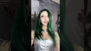 Green hair💚 dye greenhair [upl. by Kenzi]