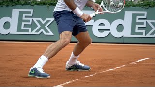 Roger Federer Ultimate Slow Motion Compilation  Forehand  Backhand  Serve  Volley  Footwork [upl. by Anelyak]