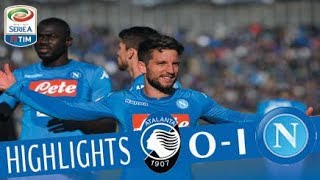 Atalanta  Napoli 01  Highlights  Giornata 21  Serie A TIM 201718 [upl. by Berton53]