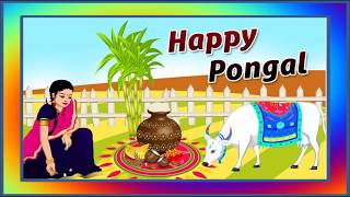 Pongal wishes Pongal Greetings Pongal celebration Thai month Pongal Harvest festival [upl. by Llertniuq]