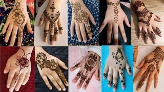 simple mehndi design for girls  mehandi design for girls  mehandi Ka design Sanasallinonechannel [upl. by Bohrer871]