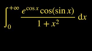 Calcul de l’intégrale de 0 à plus l’infini de \frace\cos x \cos\sin x1x2 [upl. by Waiter560]