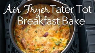 Air Fryer Tater Tot Breakfast with Kielbasa Sausage [upl. by Gensmer365]