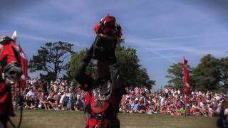 Jousting  Hever Castle  Sir Jasper [upl. by Hume]