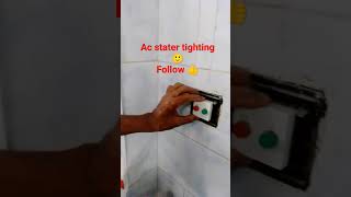 ac stater tighting chek youtube education viral shorts video [upl. by Hertberg]