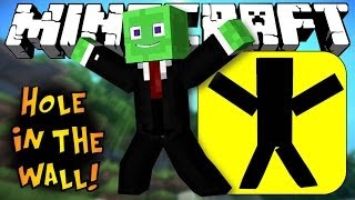 Minecraft SUPER HOLE IN THE WALL MiniGame  Bring On The Wall [upl. by Aicrag459]