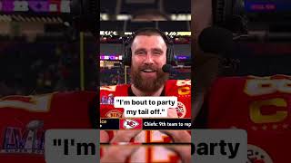 Travis Kelce kept it a buck with SVP 😅🥳 [upl. by Nywrad406]