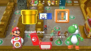 Super Mario Party Partner Party 115 Tantalizing Tower Toys Mario amp Yoshi vs Peach amp Daisy [upl. by Ecirahs]