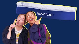 Novaform Mattress Review  The Best Costco Mattress For Pressure Relief [upl. by Ardnaeel]