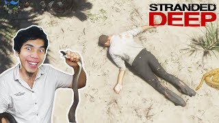 STRESMEN MENINGGAL TERFATOK ULER  STRANDED DEEP 3 [upl. by Meilen]