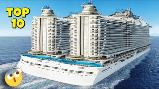 Los 10 CRUCEROS más GRANDES y ASOMBROSOS del MUNDO en 2024😮 [upl. by Noirrad900]