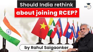 Regional Comprehensive Economic Partnership explained Should India rethink about joining RCEP UPSC [upl. by Suellen744]