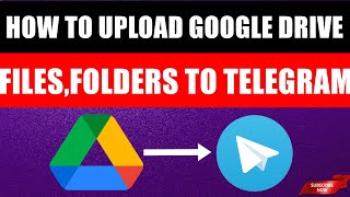 How to download google drive file or folder to Telegram without any Google drive bot [upl. by Artemas]