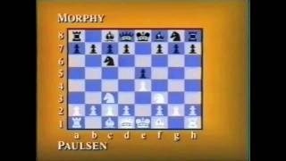 Louis Paulsen Vs Paul Morphy  The Game Pt1 [upl. by Arratal]