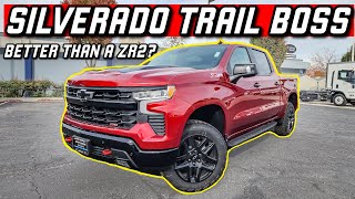 SHOULD you BUY a 2024 Chevy SILVERADO LT TRAIL BOSS over a SILVERADO ZR2 Quick LOOK amp Walkaround [upl. by Hirschfeld213]