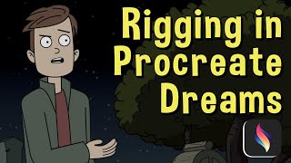 How to Rig a Character in Procreate Dreams Rigging in Procreate Dreams Tutorial for Beginners [upl. by Benedetto]