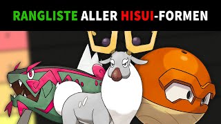 RANGLISTE aller HisuiFormen in PokémonLegenden Arceus [upl. by Wash412]