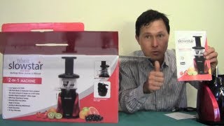 BRAND NEW Slowstar 47 RPM Vertical Slow Juicer Review [upl. by Haleeuqa220]