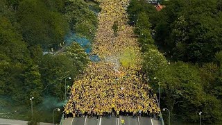 Brøndby IF Fans Celebrate The Championship  Sydsiden  Denmark [upl. by Levesque]