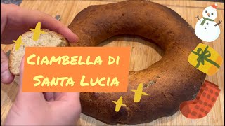 🌟13°Vlogmas🎄Ciambella di SANTA LUCIA🍩 [upl. by Seys]