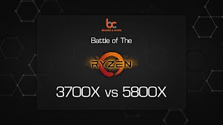 AMD Ryzen 3700X vs 5800X with GTX 1080Ti in 7 games [upl. by Lesly905]