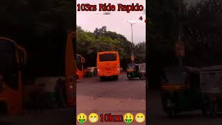 RAPIDO 10KM KE 103RS KYA BAAT HAI 🤑  rapidorider rapidobiketaxi rapido [upl. by Comethuauc]