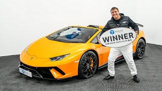 Fabio Oliviero Collecting His 69p Lamborghini Performante [upl. by Viradis]