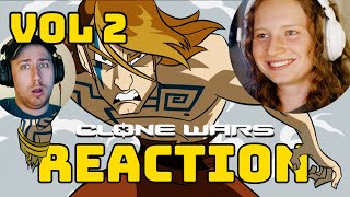 Star Wars Clone Wars 2003 2D MicroSeries  Volume 2 REACTION  Kailyns First Time Watching [upl. by Ayerhs]