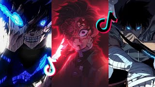 Badass Anime Moments Tiktok compilation PART 62 in 4K [upl. by Demott]