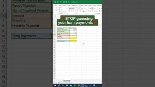 Loan Repayment Calculation in Excel [upl. by Pavlov98]