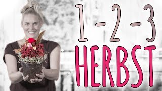 123 HERBST  MEGA EASY TISCHDEKO  DIY [upl. by Alister]