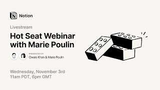 Hot Seat with Marie Poulin Creating a task dashboard for your leadership team [upl. by Anerual]