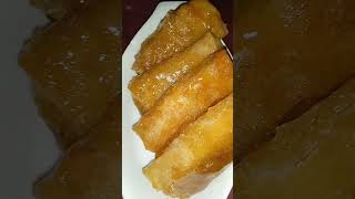 Banana Turon with caramelised sugar turon bananaturon lumpiangsaging sagingsaba viral fyp [upl. by Uaerraj907]