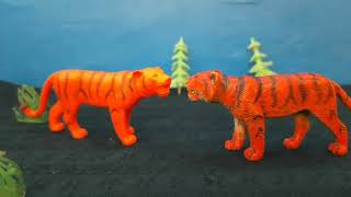 ngandong tiger vs siberian tiger [upl. by Hairu]