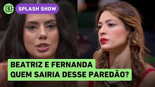 BBB 24 Fernanda sente PERSEGUIÇÃO de Beatriz e quer resolver no PAREDÃO [upl. by Timi985]