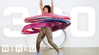 Why Its Almost Impossible to Spin 300 Hula Hoops At Once  WIRED [upl. by Cj]