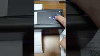 How to install small labels in BEEPRT BY480BT printer [upl. by Artenra465]