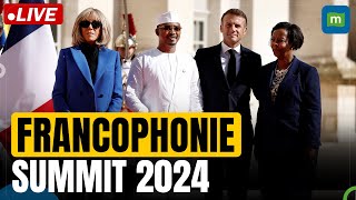 FRANCE FRANCOPHONIE SUMMIT FAMILY PHOTO amp OPENING SPEECHES  N18G [upl. by Iem]