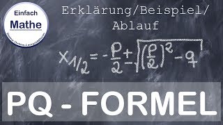 pqFormel  Nullstellen berechnen  einfach erklärt by einfach mathe [upl. by Yvad889]