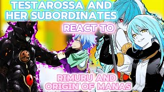 Testarossa and her subordinates react to Rimuru and origin of manas  Gacha reaction  part 33 [upl. by Ong]