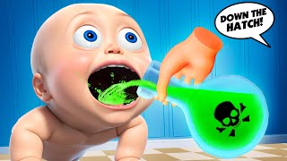 BAD Baby Drinks Poison Liquid in VR  Baby Hands VR [upl. by Naik]