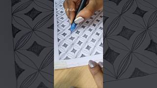 Easy zentangle floral patterns pencil drawing pannalama🍀 After a long time ✨draw zentangle art [upl. by Sky]