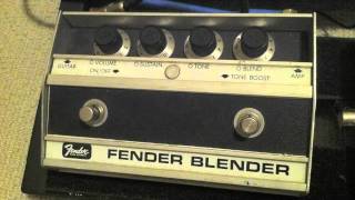 Vintage Fender Blender Demo Micd [upl. by Viki]