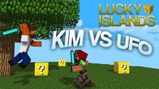 KIM VS UFO  Lucky Islands på Cubecraft [upl. by Lainahtan66]