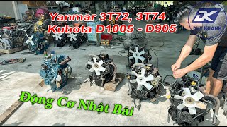 Động Cơ Yanmar 3T72  Kubota D905  LH 0908875468 [upl. by Nuhsyar]