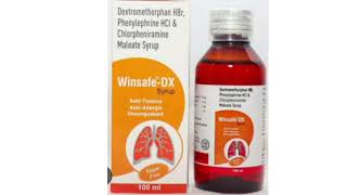 Winsafe DX Syrup Dextromethorphan HBr Phenylephrine HCL amp Chlorpheniramine Maleate Syrup [upl. by Atnwahsal]