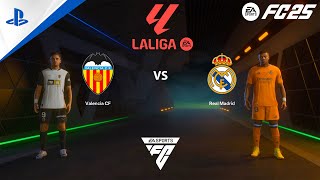 FC 25 PS4  Valencia vs Real Madrid  LaLiga EA SPORTS 2425 [upl. by Sunda671]